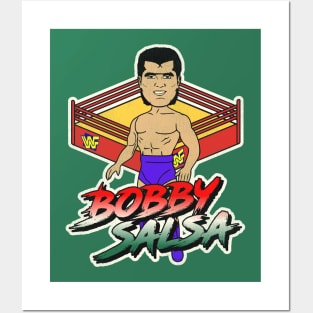 Bobby Salsa // 80s WWF Jobber Superstar Posters and Art